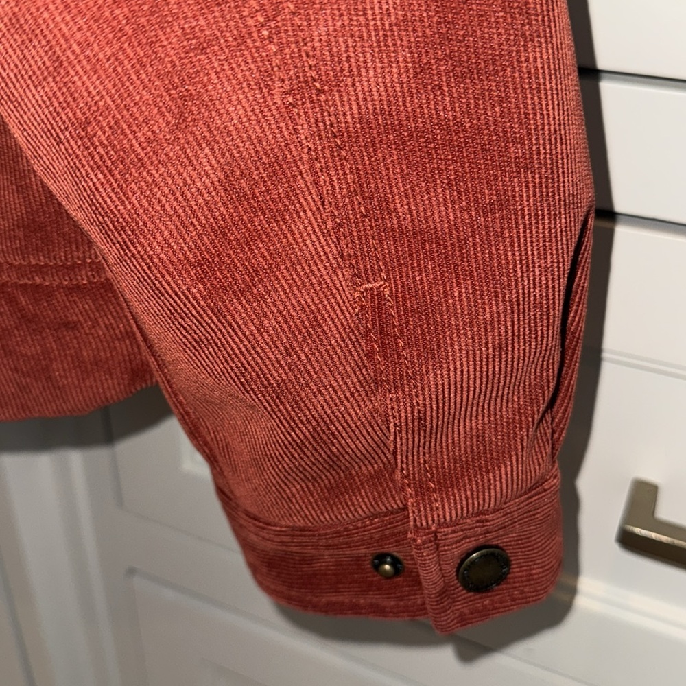 Pendleton Wind River Corduroy Trucker Jacket with Removable Fleece Collar Medium - Picture 12 of 13